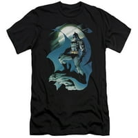 Batman - Glow of the Moon - Slim Fit Short Loweve риза - xx -голяма