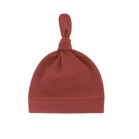 Шапки есен зима мека и топла пленирана шапка за момчета и момичета - органични бебешки шапки 0- месечни бейзболни шапки жълти