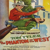 Винтидж западняци: Phantom of the West - Canyon of Calamity Poster Print от неизвестно неизвестно