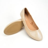 Aayomet Dance Shoes for Women Shoes Flat Ladies Lazy Shoes Оценени причинно -следствени женски сингли женски помпи, бежово 7.5