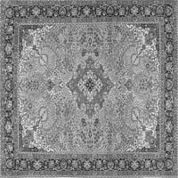 Ahgly Company вътрешен правоъгълник медальон сиви традиционни килими, 2 '4'