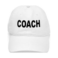 Cafepress - Капачка на треньора - Отпечатана регулируема бейзболна шапка