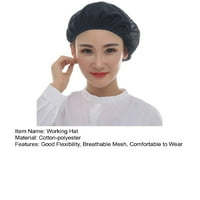 Рутия униза шапка дишаща мрежа добра гъвкавост против косъм есен регулируема прахоустойчива работилница, работеща против дост мъжки жени шапка ежедневно облекло