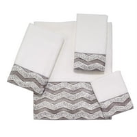 Комплект за кърпи Avanti Chevron Galaxy - бял