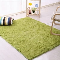 Хедроистичен килим плюшен устойчив полиестер с твърд цвят на вратата на пода за дневна