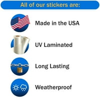 Устойчив на щат във Флорида, приглушен ни флаг тънък стикер със синя линия, стикер - самозалепващ винил - устойчив на атмосферни влияния - направен в САЩ - Извършена п