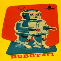 Робот ST Печат на плакат от Retrobot Retrobot