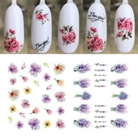 Xinrui стикери за нокти Вода трансфер множество стила фантастични цветни модели самозалепващи стикери