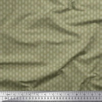 Soimoi сатенен копринен плат точките разтърсват отпечатана тъкан двор широк