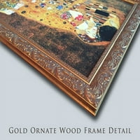 Старото дърво, дефиле на дребното Creuse Gold Ornate Wood Famed Canvas Art от Моне, Клод