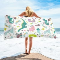 Microfiber Beach кърпа Лека и по-тънка плажна кърпа Уникален дизайн, изключително голяма, бързо сух плувна кърпа за мъже и жени, кърпа за спорт, фитнес, пътуване