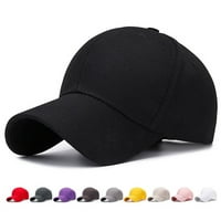 Homchy Fashion жени мъже регулируем цветен блок бейзболна шапка шапка шапка сянка