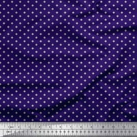 Soimoi Polyester Crepe Fabric Plus Sign Shirting Decor Fabric Printed Yard Wide