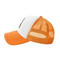 Cepten Men & Women Fashion With Zakonnica Palaca Logo Регулируем камион Mersh Cap Orange Orange