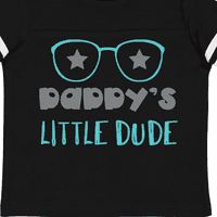 Малкото пич на таткото, очила, звезди, татко, син подарък за дете момиче тениска