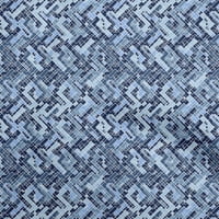 OneOone Cotton Poplin Blue Fabric Abstract Fabric за шиене на отпечатана занаятчийска тъкан край двора