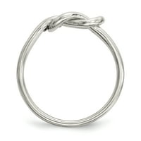 Sterling Silver Love Knot Ring, направен в Тайланд QR6591-6