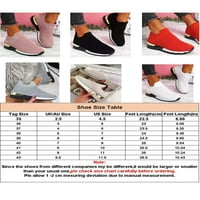 Audeban Womens Slip на маратонки чорапи тренировки клинови маратонки на открито помпи обувки