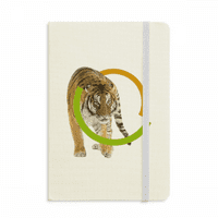 Котешки тигър пръстен свиреп тетрадка Официален плат за твърд капак Класически дневник на списанието