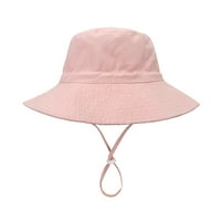 Бебешки шапки, клирънс малко дете бебе лято слънце защита модна солидна цветна слънце-шапка сладка слънцезащитна шапка шапка