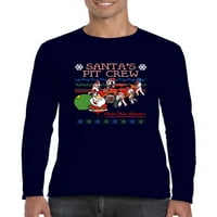 Тениски MMF - Мъжки с дълъг ръкав - Екипажът на Дядо Коледа