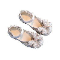Лятно момиче пеперуда диамант малък среден и големи детски танцови обувки с единични обувки с размер 28