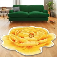 xiuh топлопреминаване 3d форма на цветя под мат диван спалня хол хол килим h