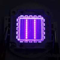 100W UV395-400NM Виолетова LED светло лилаво ултравиолетова светлина излъчва ултра виолетова крушка лампа мъниста