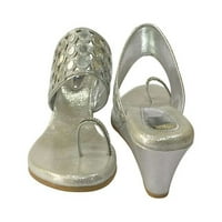 Етнически сандали за жени дизайнерски сандали плоски обувки сватбени булчински сандали US Euro 38