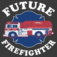 Момче Tonka Future Firefighter Graphic Tee Argoal Heather Small